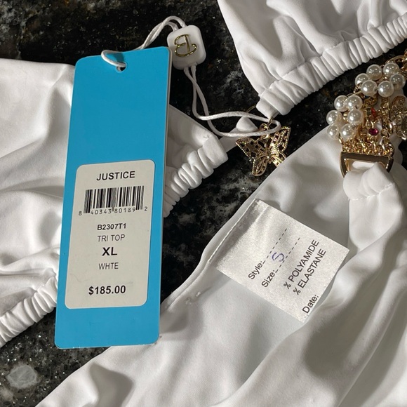 NWT beach bunny triangle bikini XL top/S skimpy bottoms, Bridal set - Picture 16 of 16